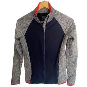 Athleta Andes Hybrid Navy Jacket Small